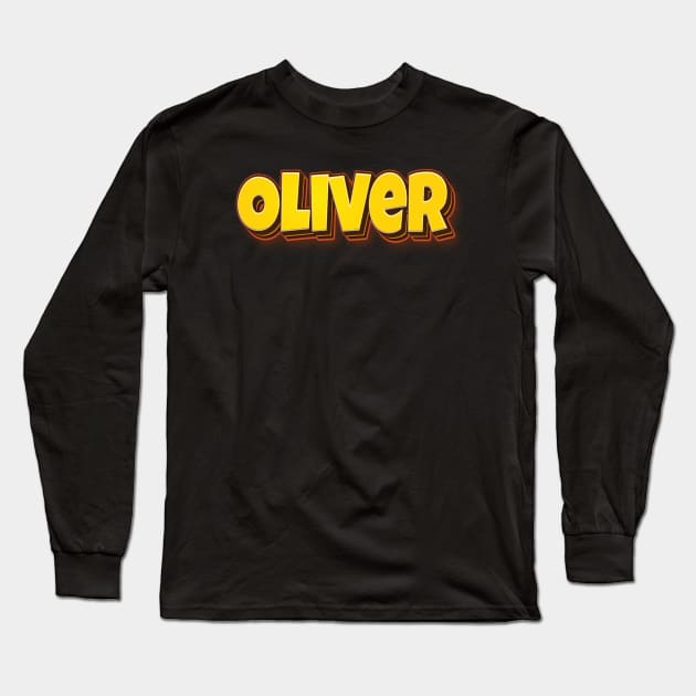 Oliver Long Sleeve T-Shirt by ProjectX23Red